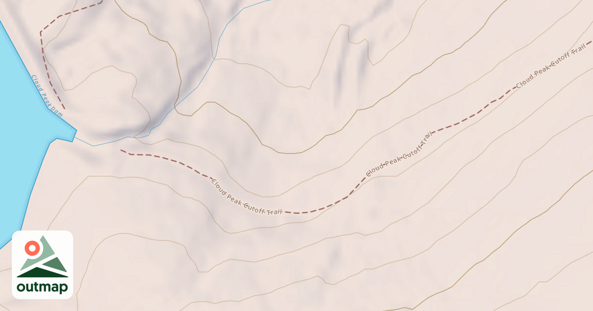 Map of USFS Motor Vehicle Use Map Trails 3736