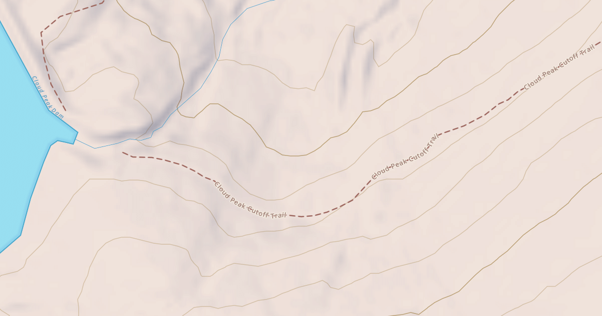 Map preview of USFS Motor Vehicle Use Map Trails 3736