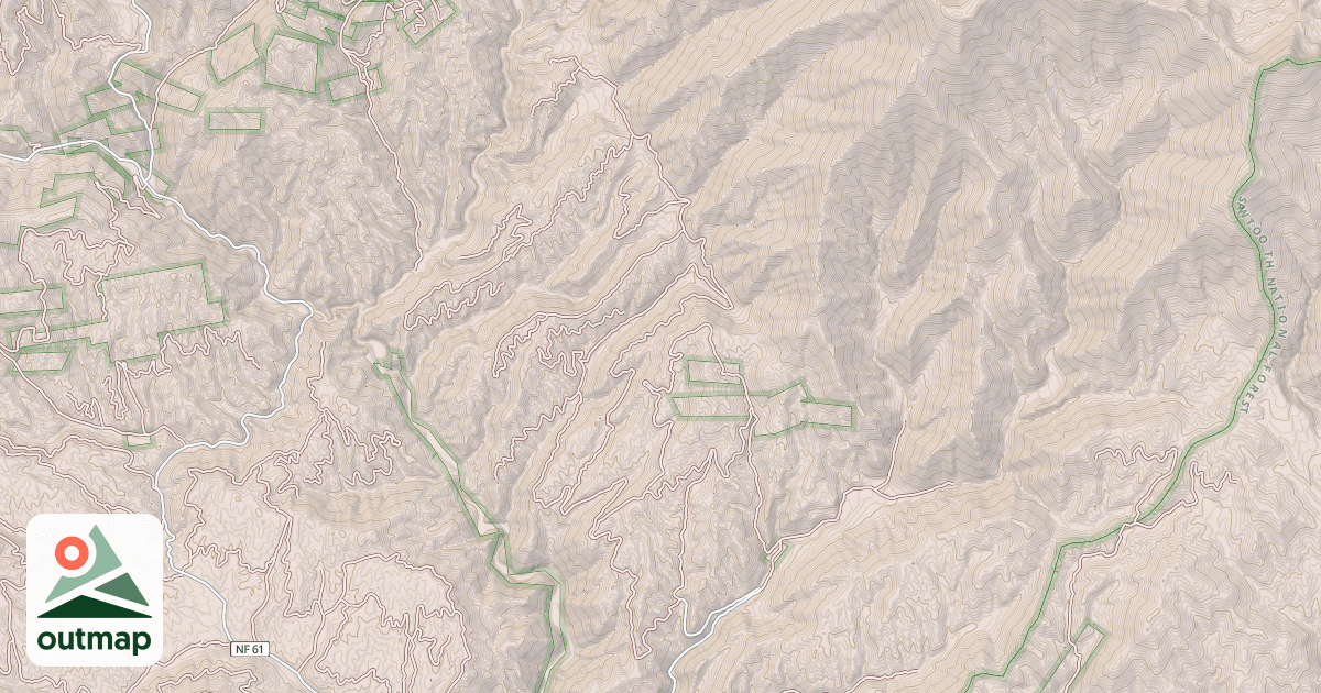 Map of PINTO CREEK