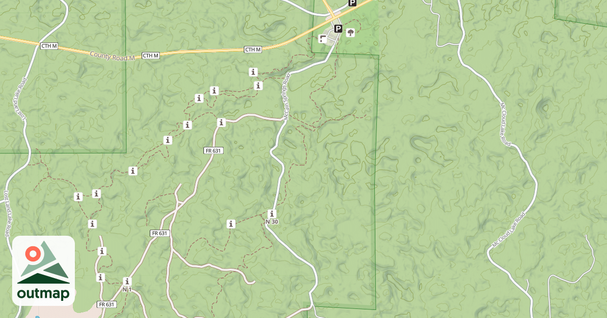 Map of FR 200