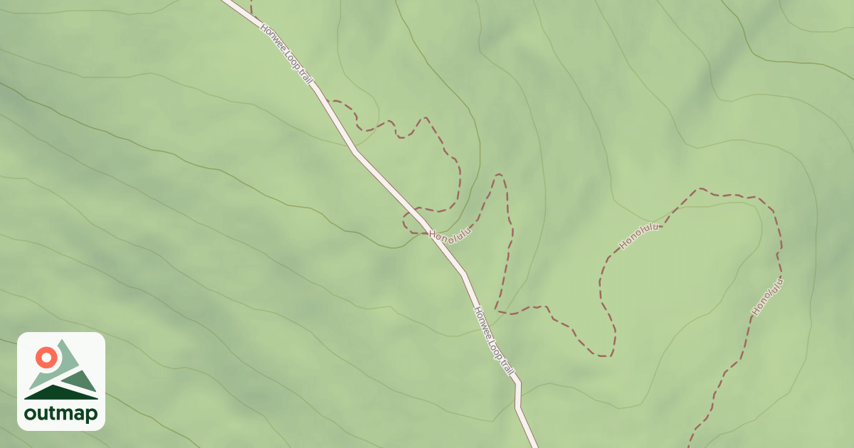 Map of Honwee Loop Trail