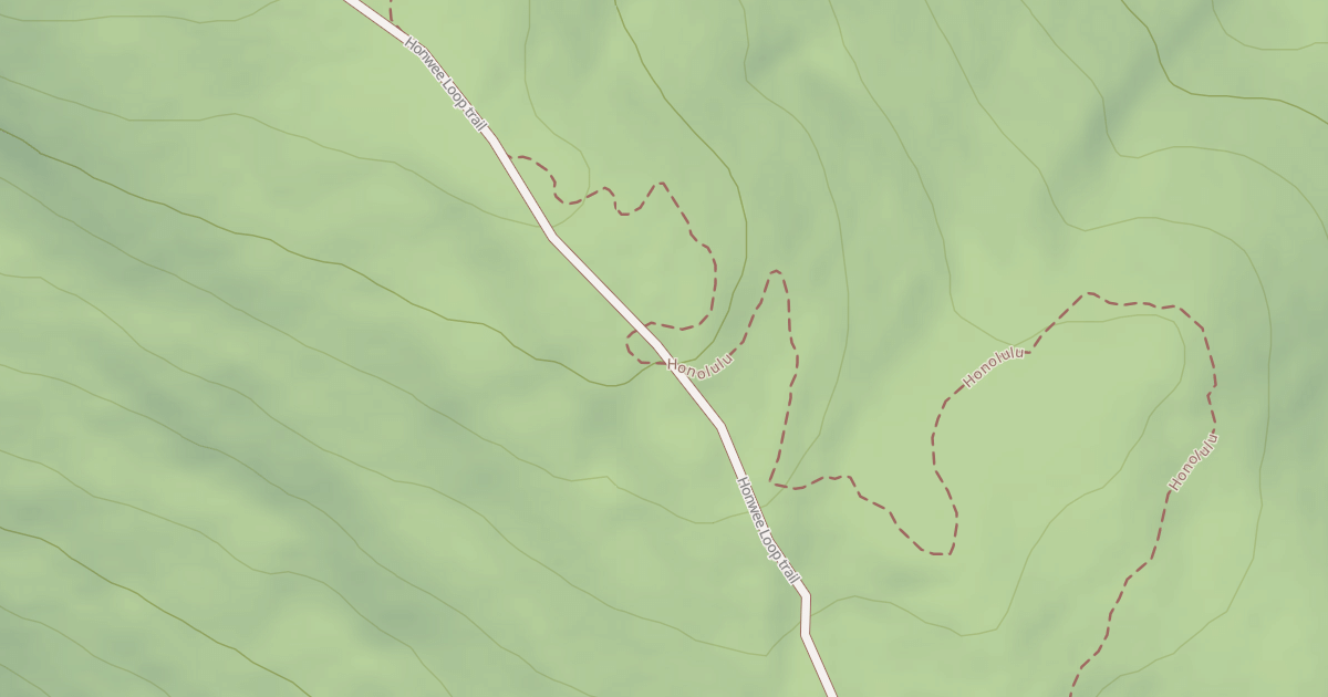 Map preview of Honwee Loop Trail