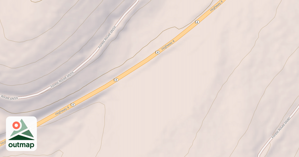 Map of USFS Motor Vehicle Use Map Trails 322351010602