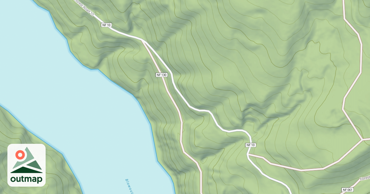 Map of BLOWOUT ROAD
