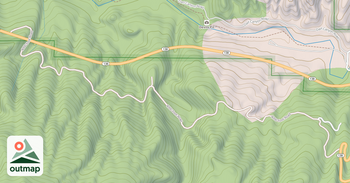 Map of 4000 FOOT