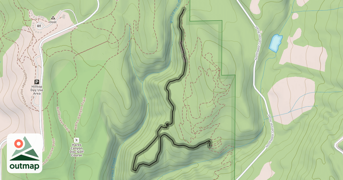 Map of Shoofly Trail