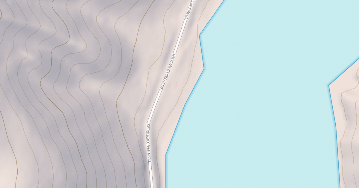 Map preview of FALL CRK BOAT LAUNCH-LOW