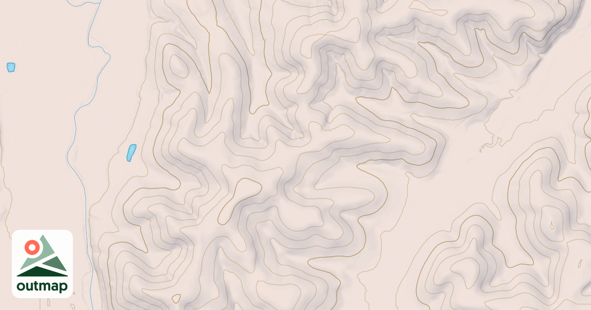 Map of WEST BROWN'S HOLLOW