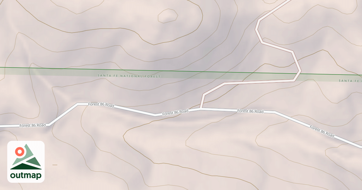 Map of BULL CANYON AREA