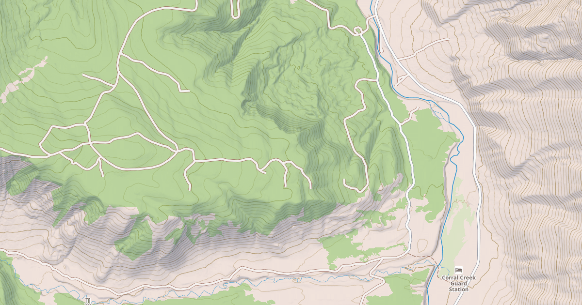 Map preview of CORRAL CREEK