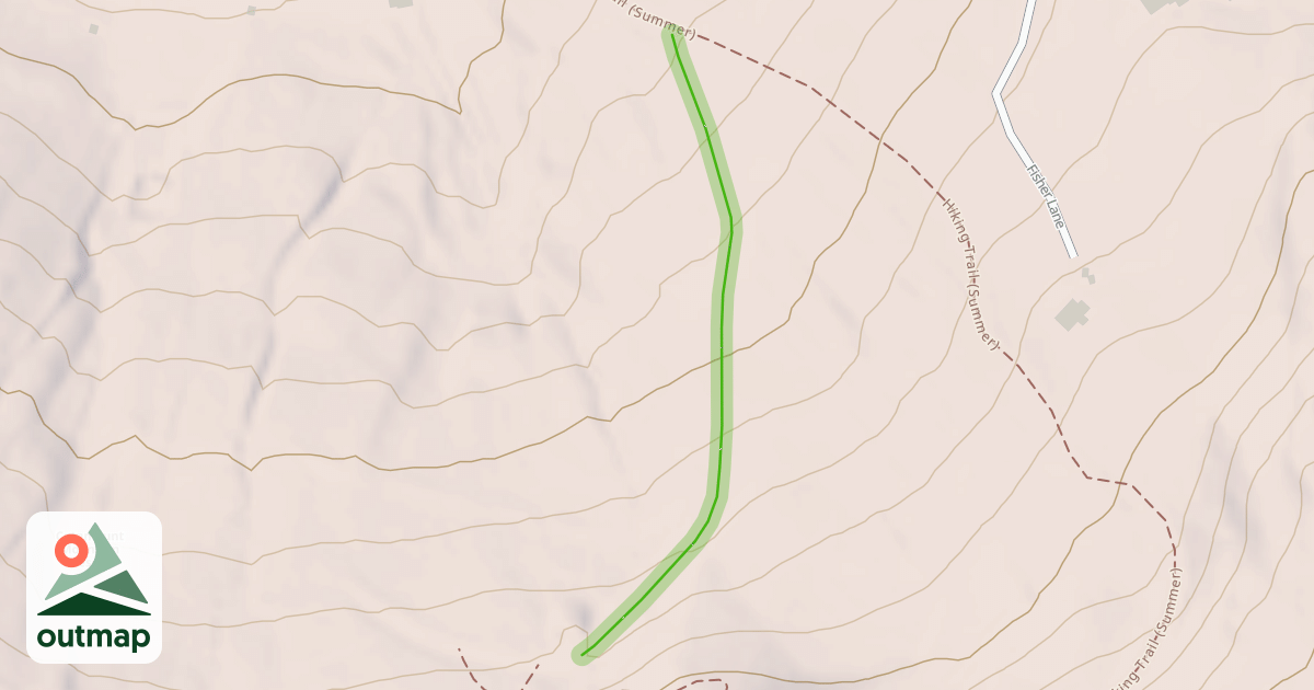 Map of Kelli's Run