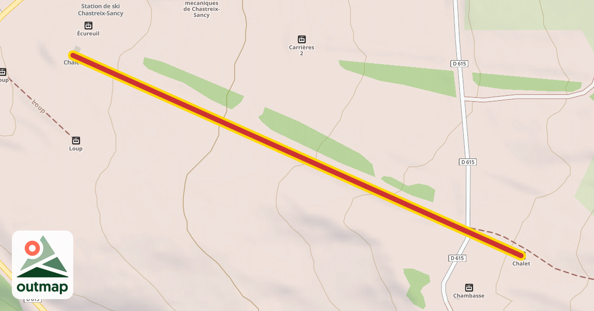 Map of Chalet