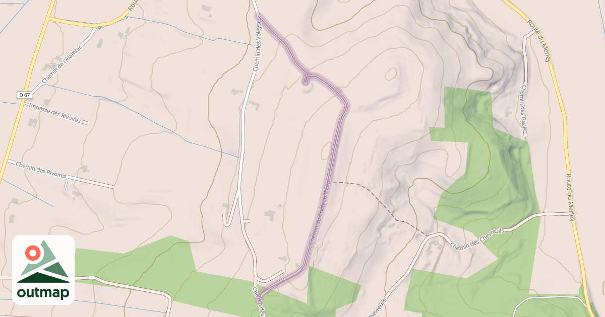 Map of Chemin du Château d'Eau