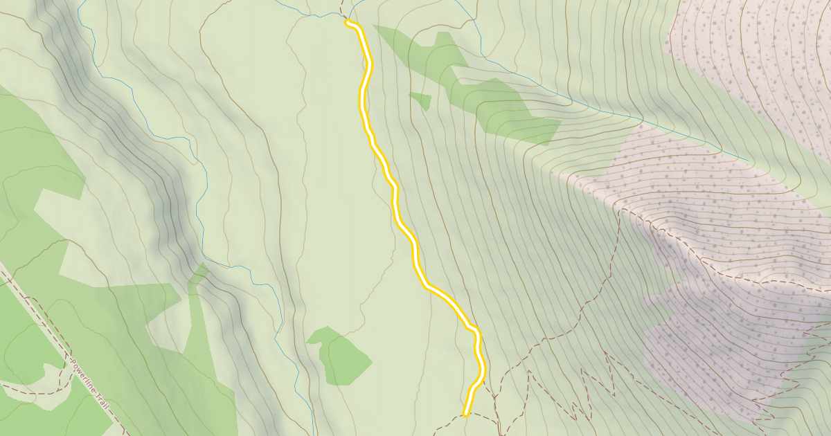 Map preview of Middle Fork Trail