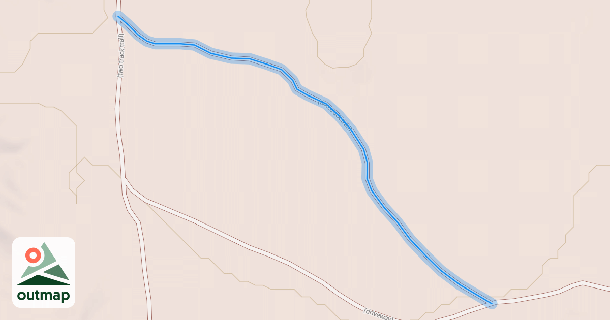 Map of (two track trail)