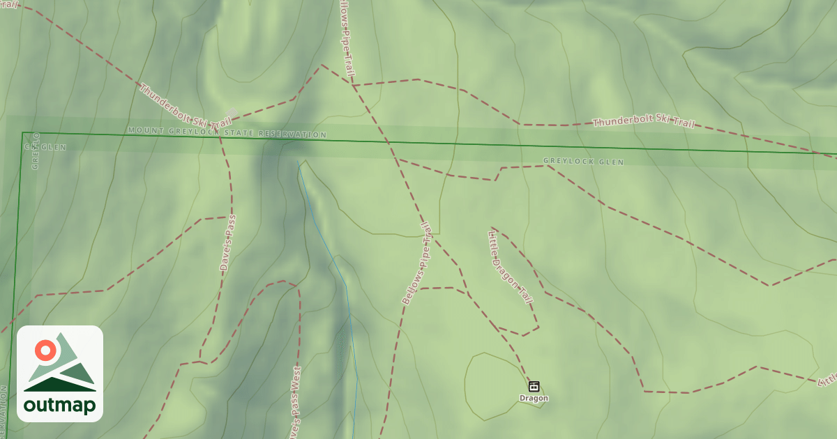 Map of Bellows Pipe Trail