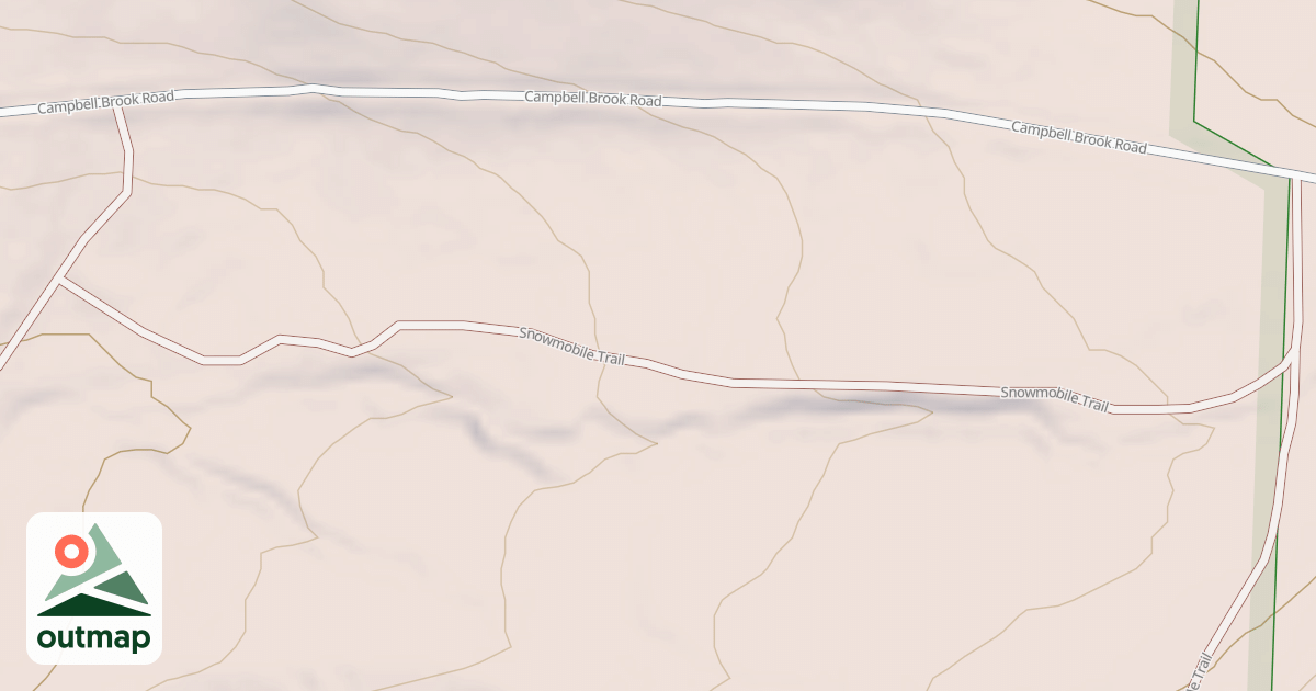 Map of Snowmobile Trail