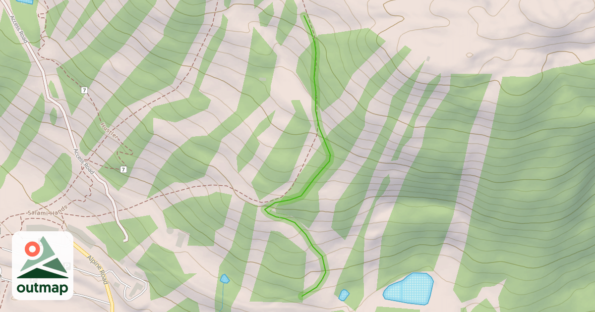 Map of Access Trail