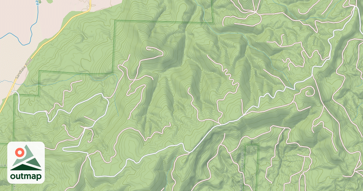 Map of BUNN CREEK