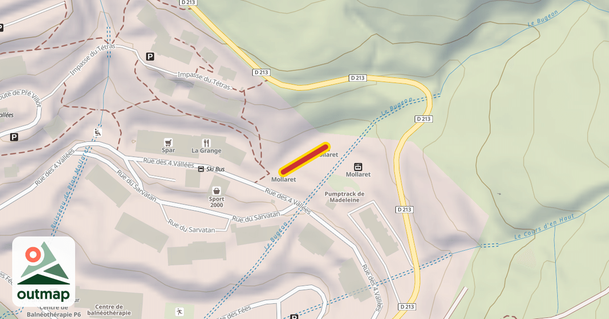 Map of Mollaret