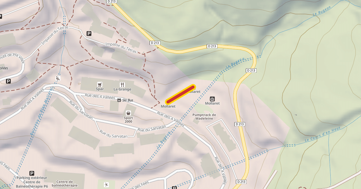 Map preview of Mollaret