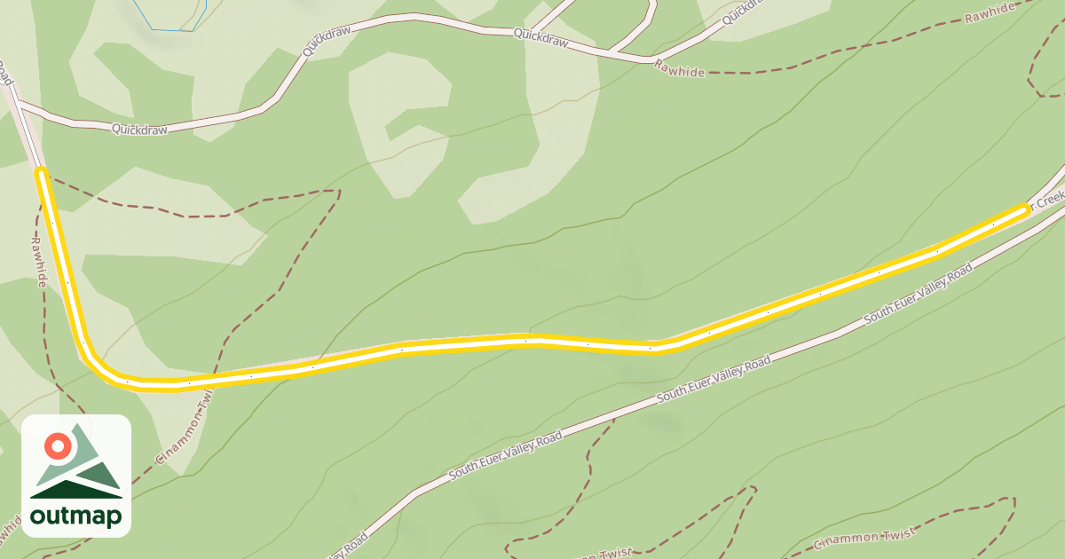 Map of Alder Creek Road