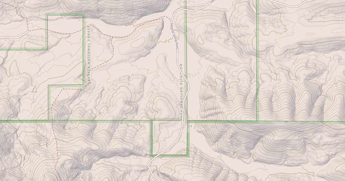 Map preview of MINERAL SPRINGS NORTH