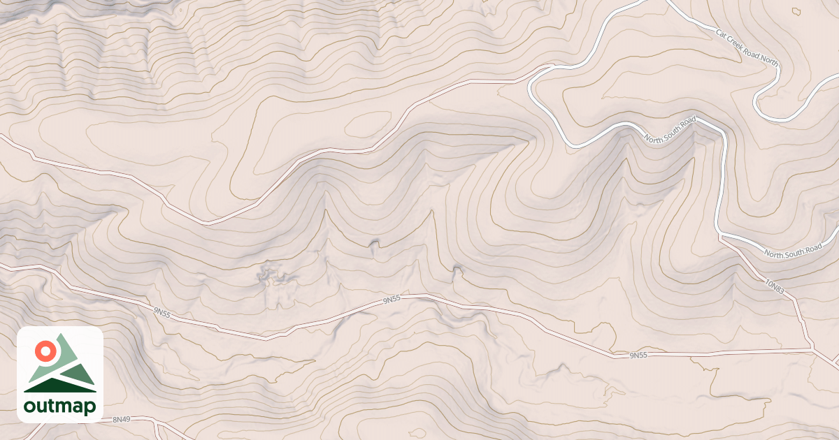 Map of Big Mtn. Loop