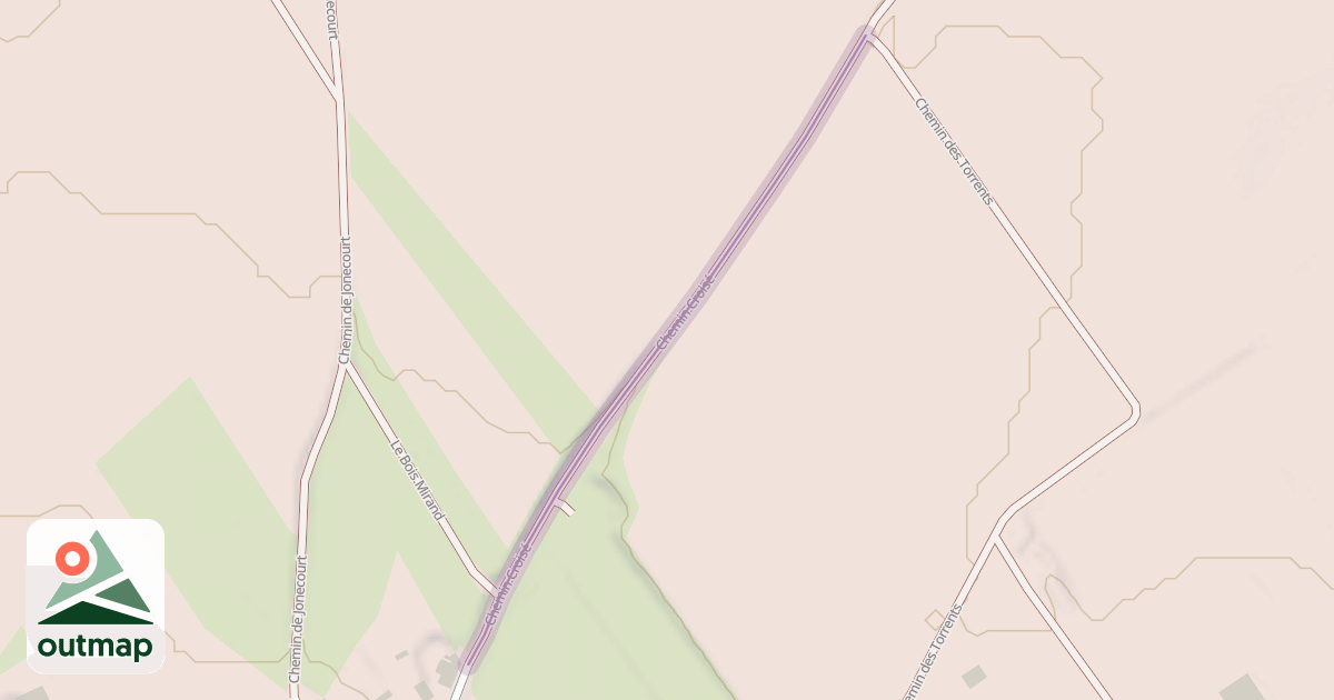 Map of Chemin Croisé