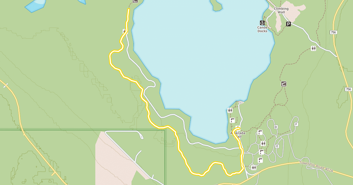 Map preview of Amerada Trail