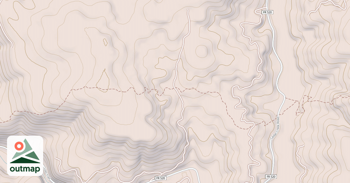 Map of CEDAR CREEK B