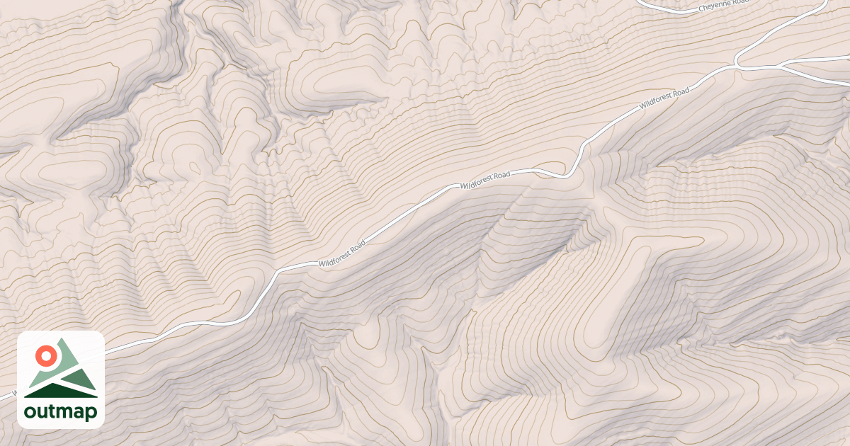 Map of DUTCH CREEK MTN