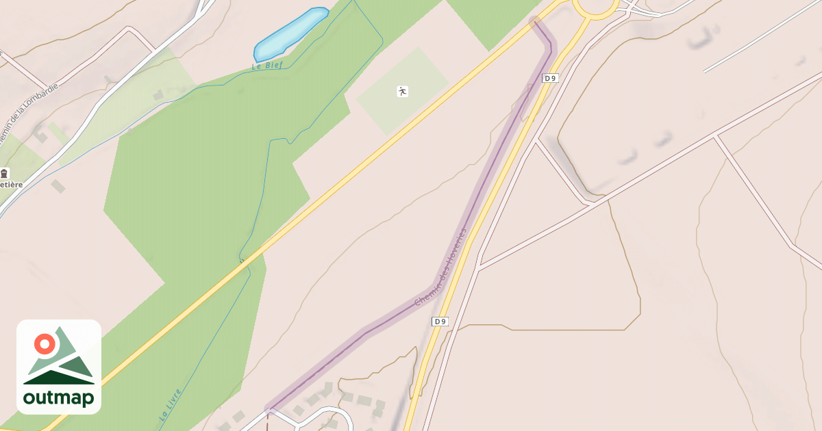 Map of Chemin des Hoveries