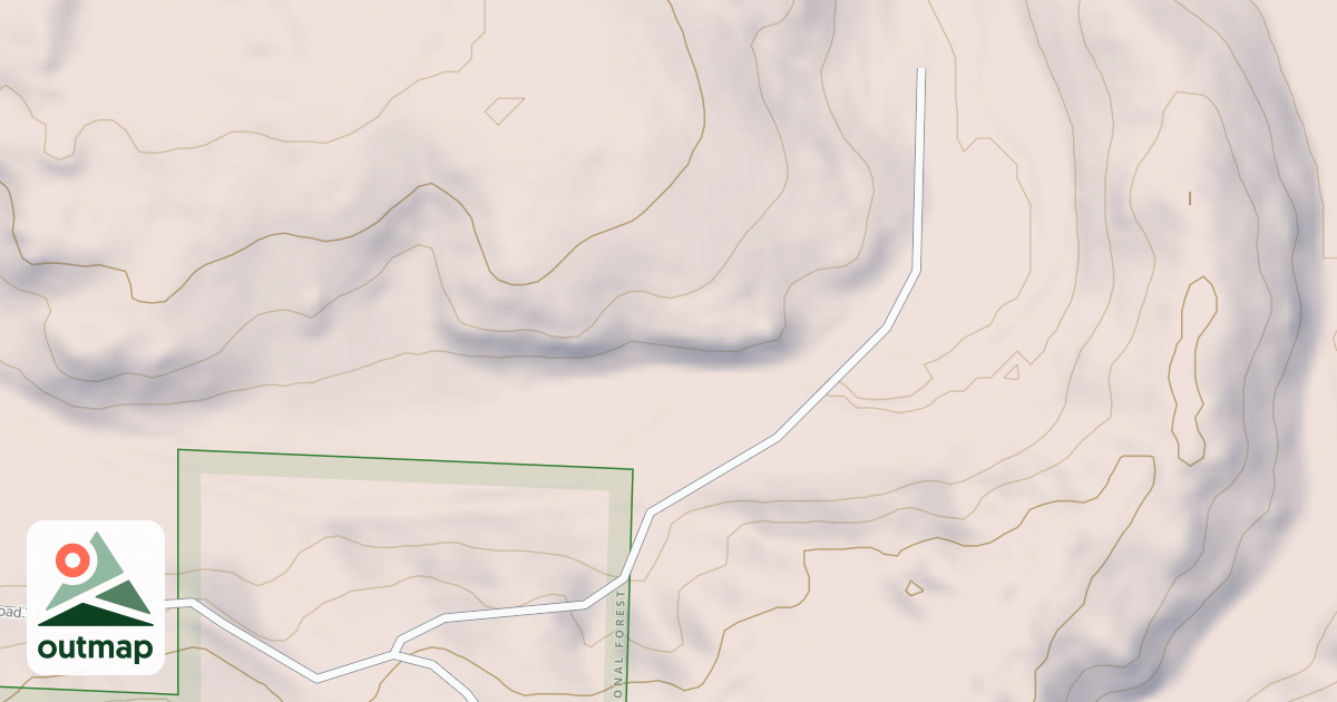 Map of USFS Motor Vehicle Use Map Roads {6E2376E7-90A5-4B95-A3DB-6756E9093CB8}