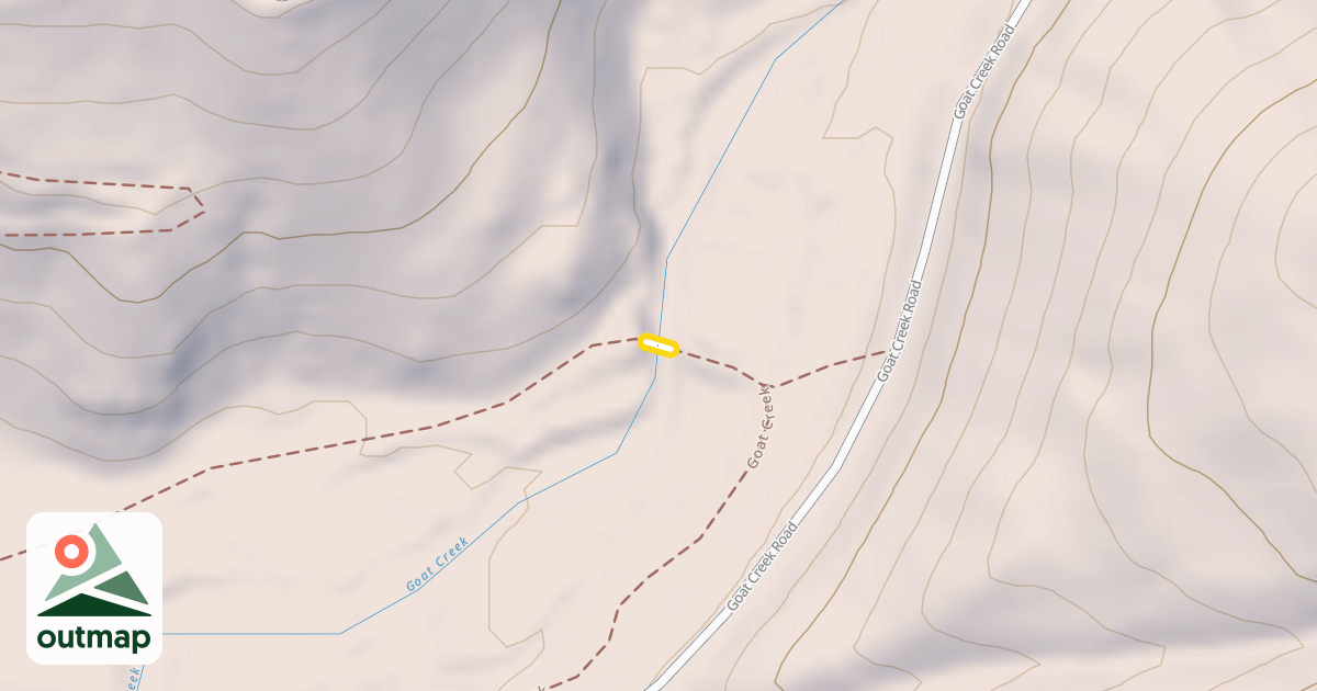 Map of Goat Creek