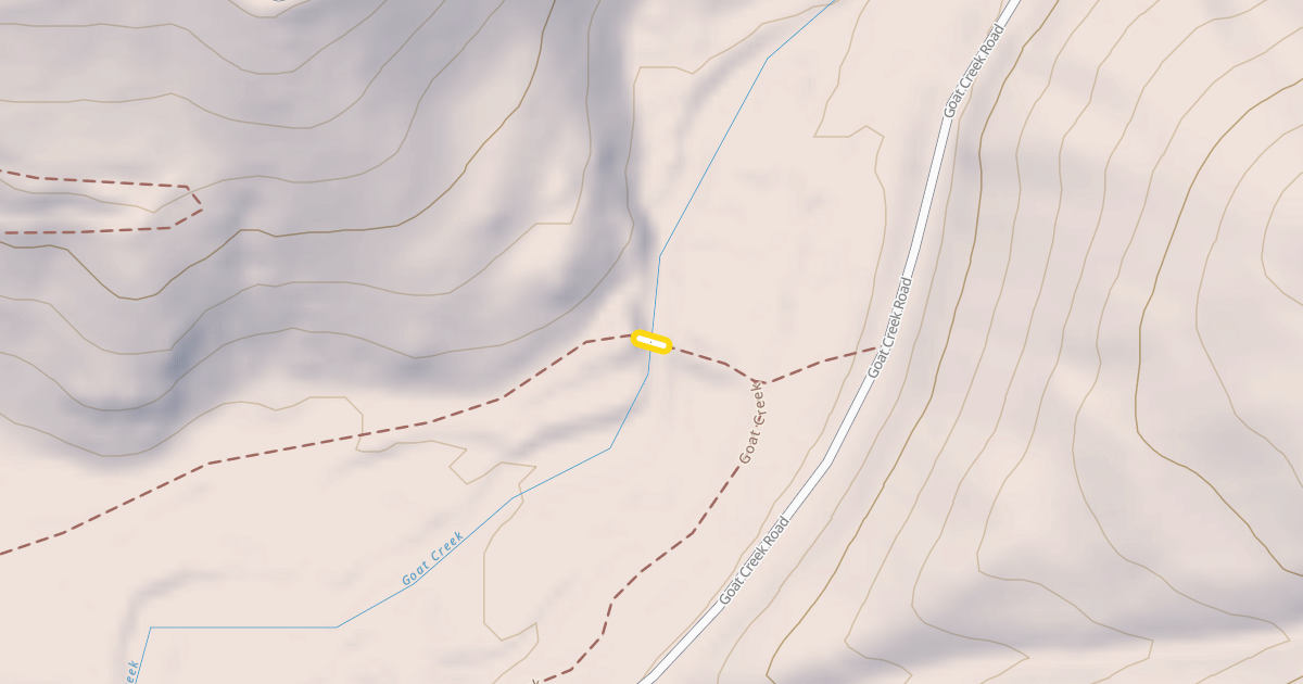 Map preview of Goat Creek