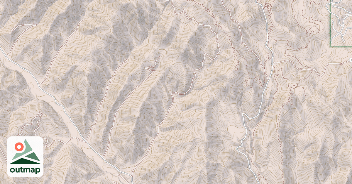 Map of COW CREEK