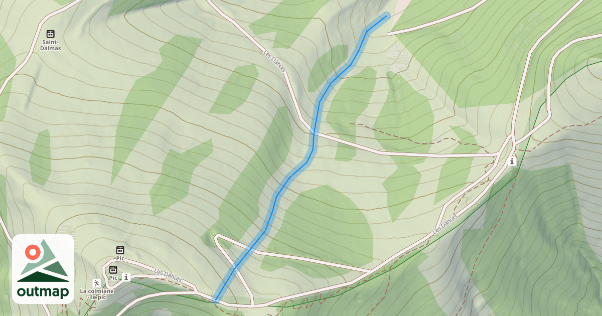 Map of Les Myrtilles