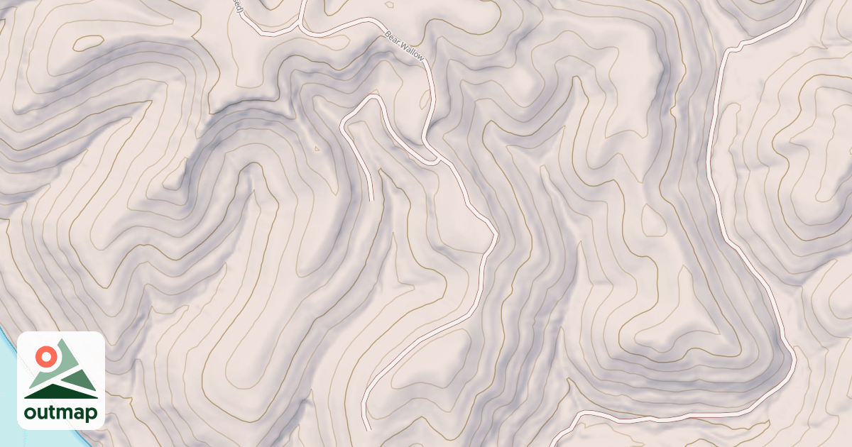 Map of BEAR WALLOW