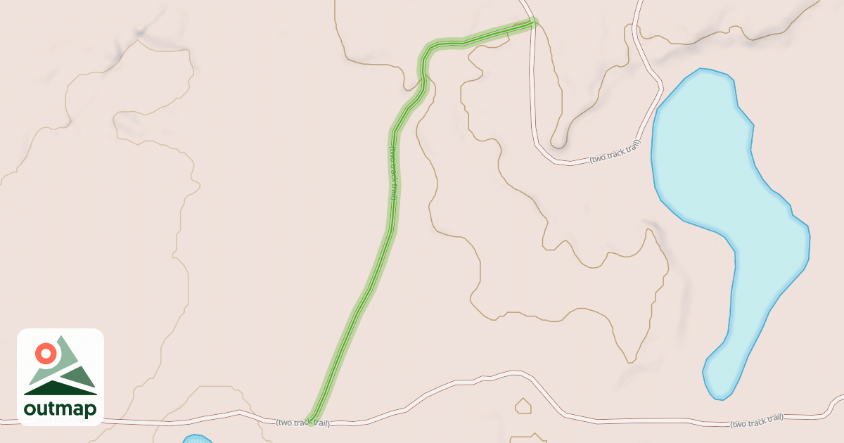 Map of (two track trail)
