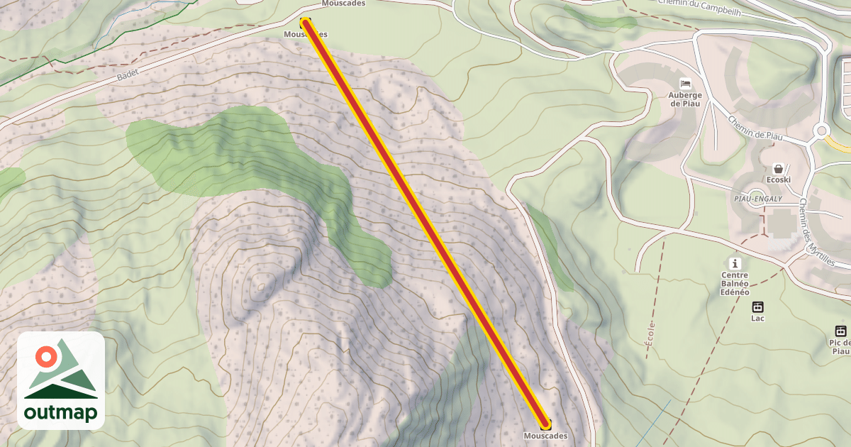 Map of Mouscades