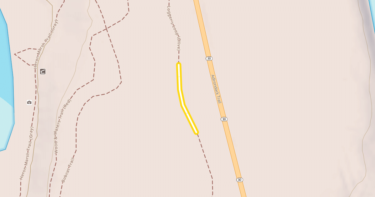 Map preview of Logger's Loop (Olive)