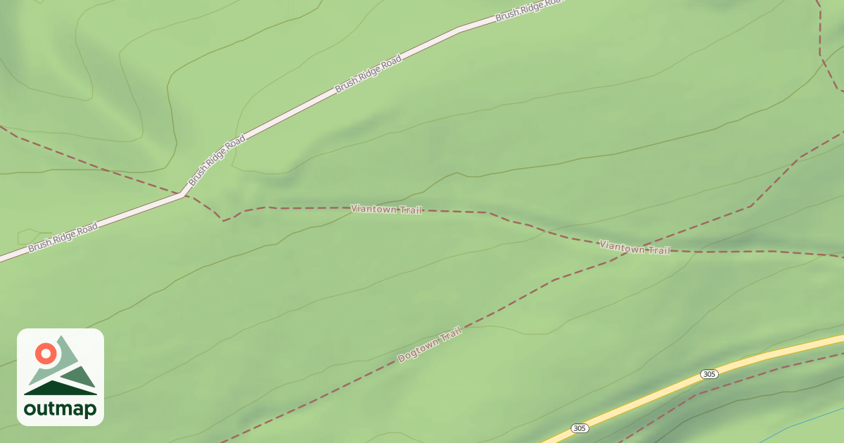 Map of Greenwood Furnace State Park Trails