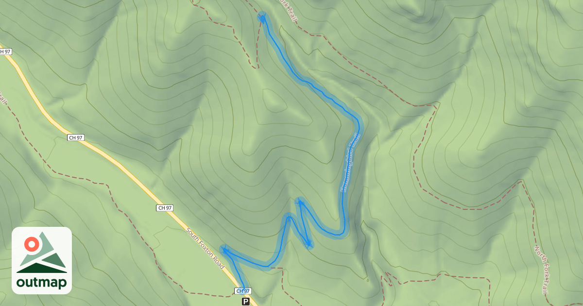 Map of Hummingbird Trail
