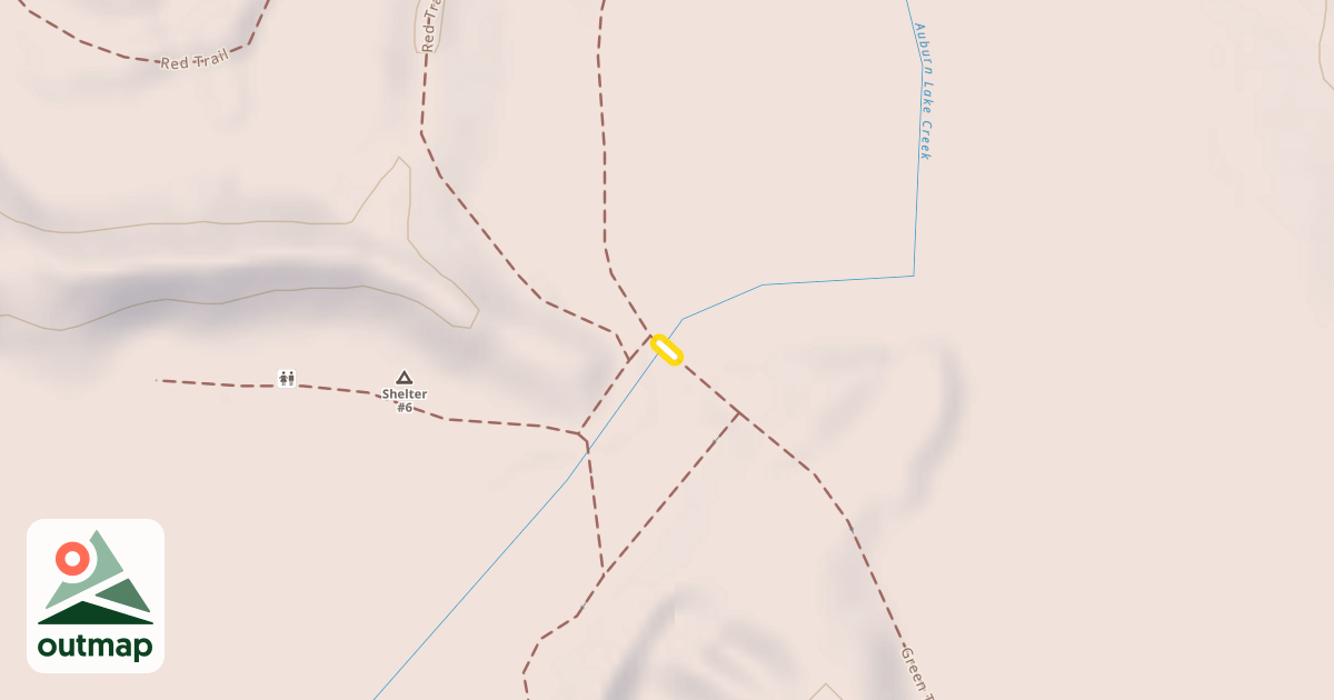 Map of Red Trail