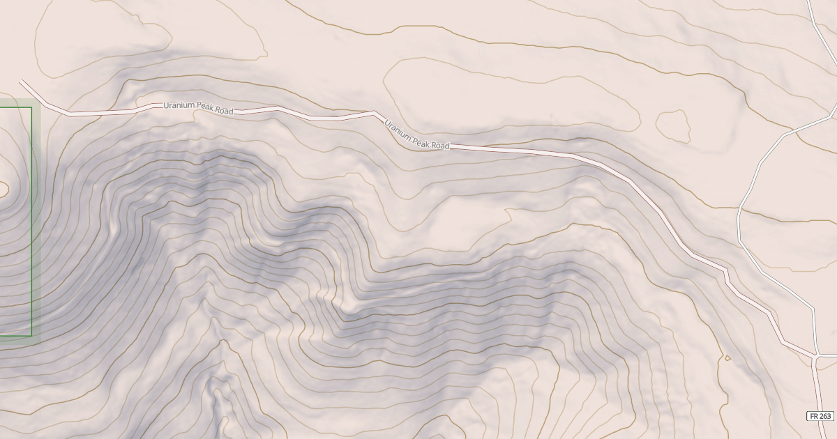 Map preview of URANIUM PEAK