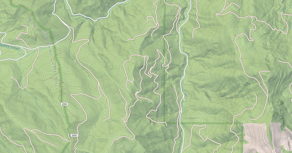 Map preview of LOG CREEK SPUR