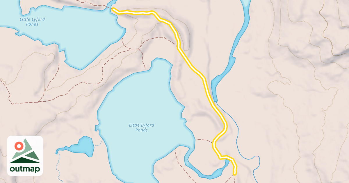 Map of Pleasant River Trail