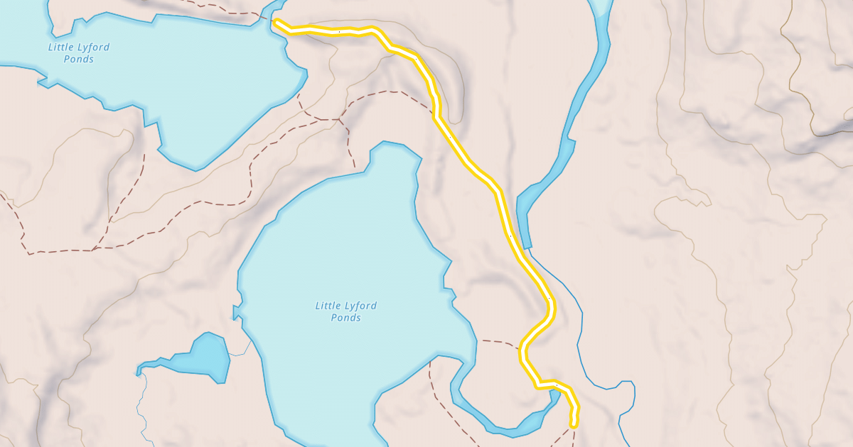 Map preview of Pleasant River Trail