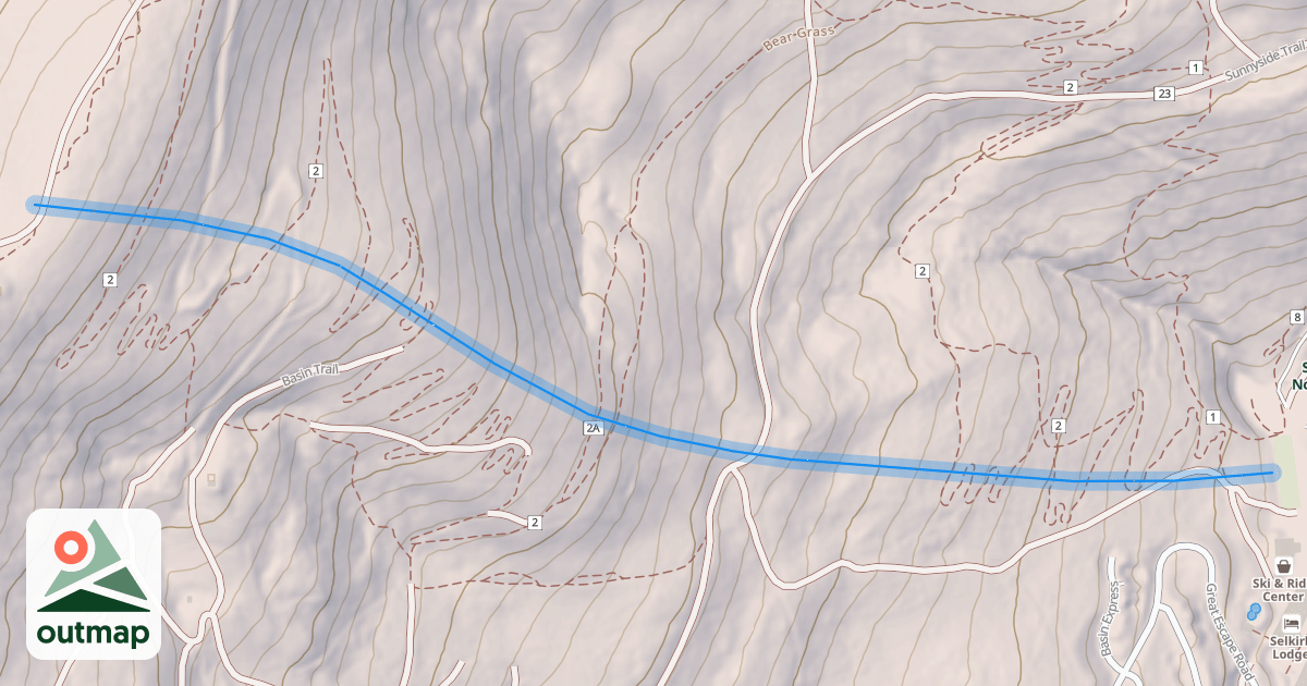 Map of Ridge Run